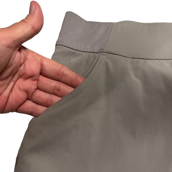 🌺COLUMBIA Omni-Shade Anytime Casual SKORTS w/ Side Ruching in Gray Size Small 🌺 - Picture 7 of 9